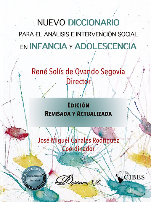Cover image for Nuevo diccionario para el análisis e intervención social con infancia y adolescencia.